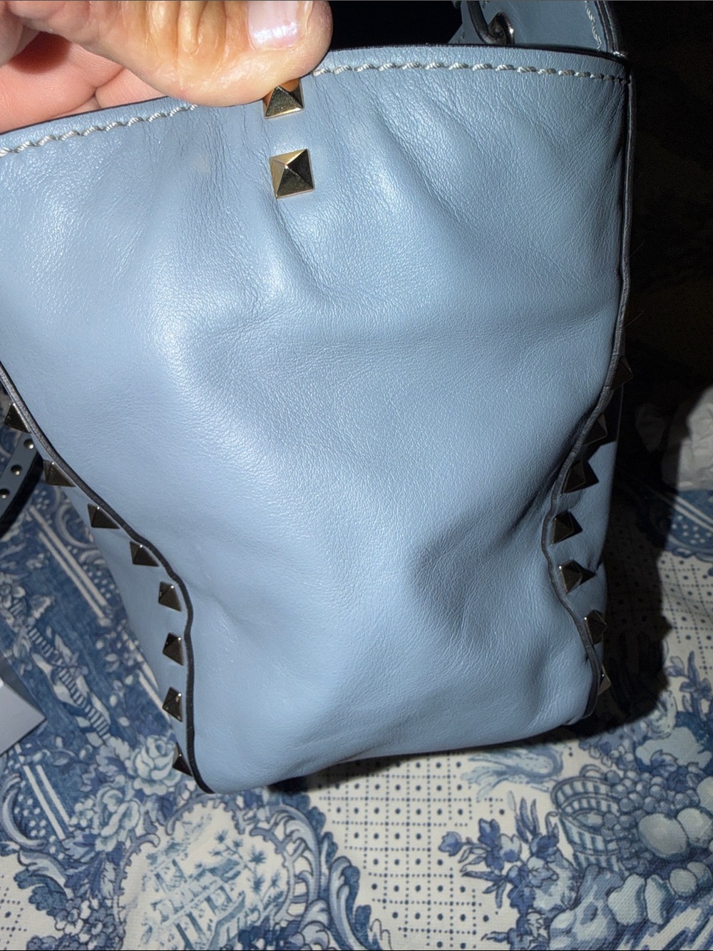 Valentino Small Rockstud Tote/Satchel - Picture 5 of 6